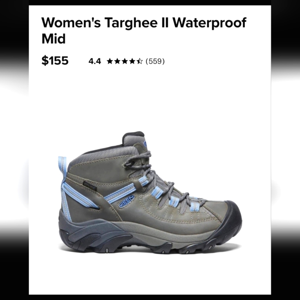KEEN💠🏞️Mountain Hiking Hydrangea Leather Boots - SALE